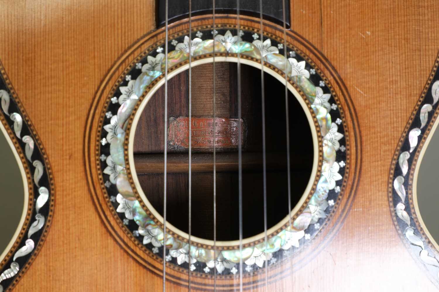 A Neapolitan parlour guitar, - Image 8 of 10