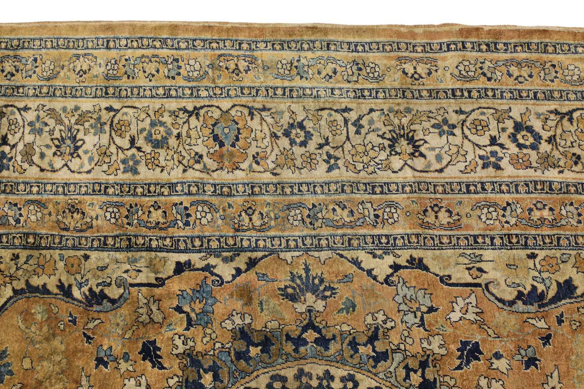 A fine North-West Persian silk rug, - Bild 8 aus 15