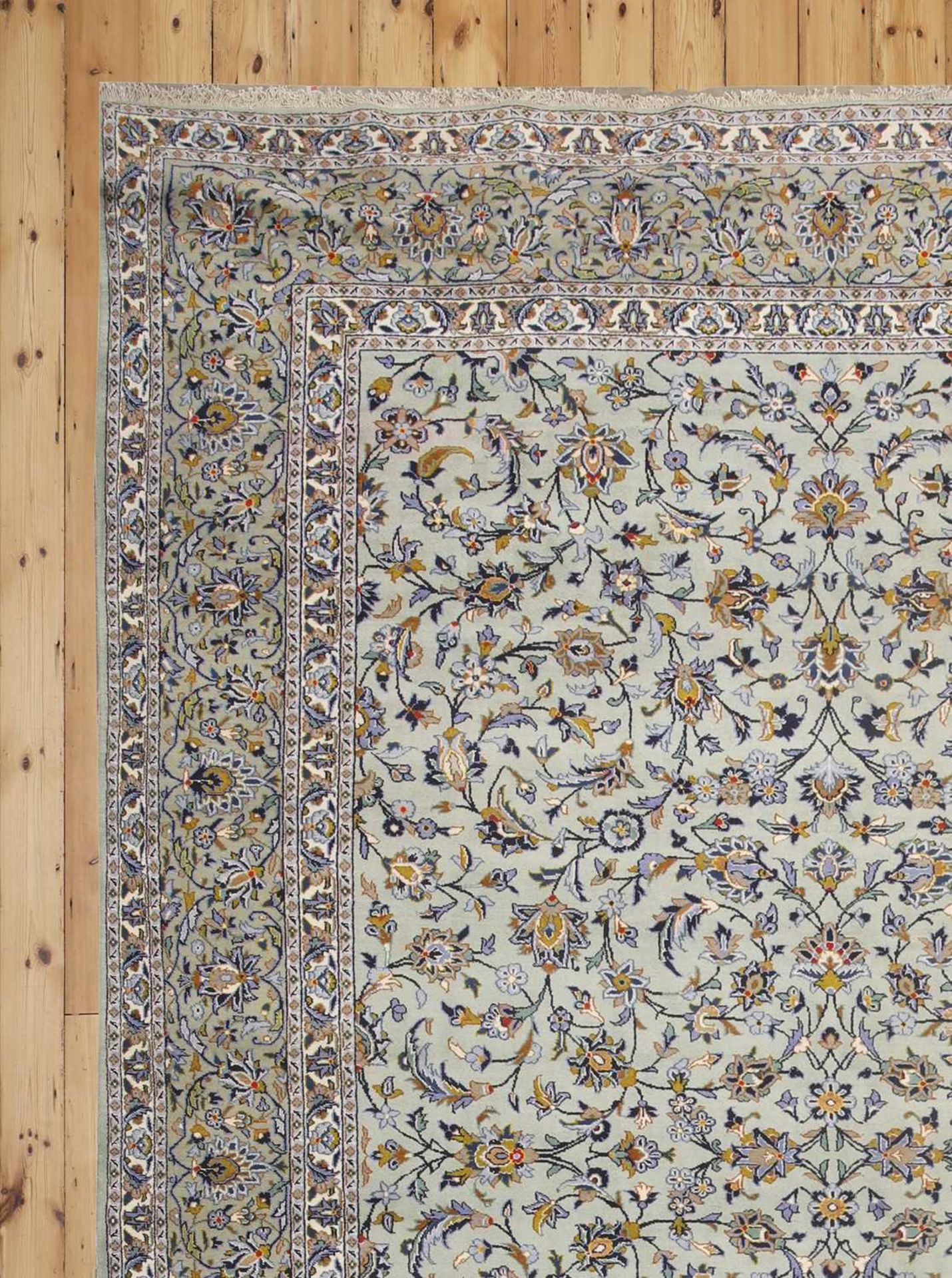 A Persian wool carpet, - Bild 2 aus 6