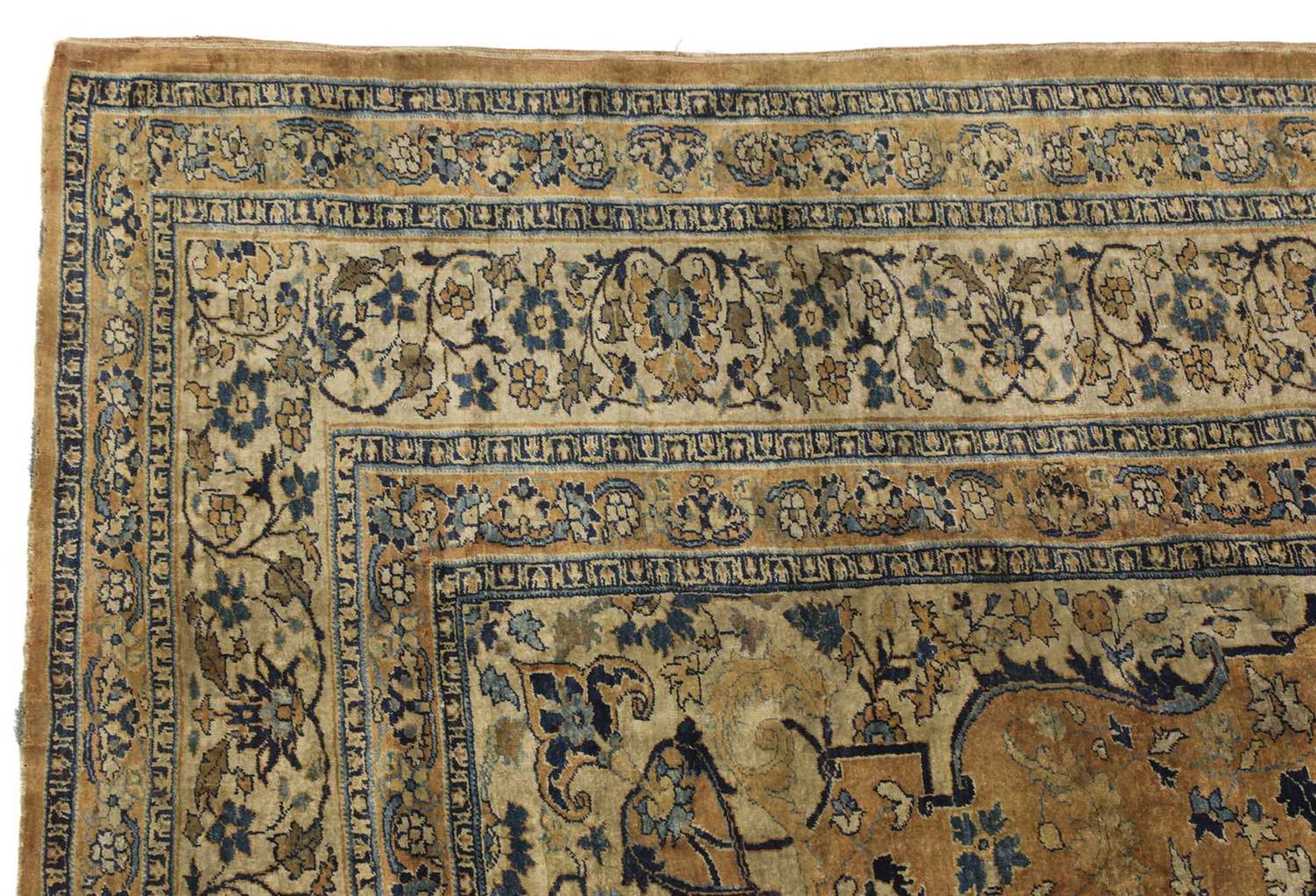 A fine North-West Persian silk rug, - Bild 7 aus 15