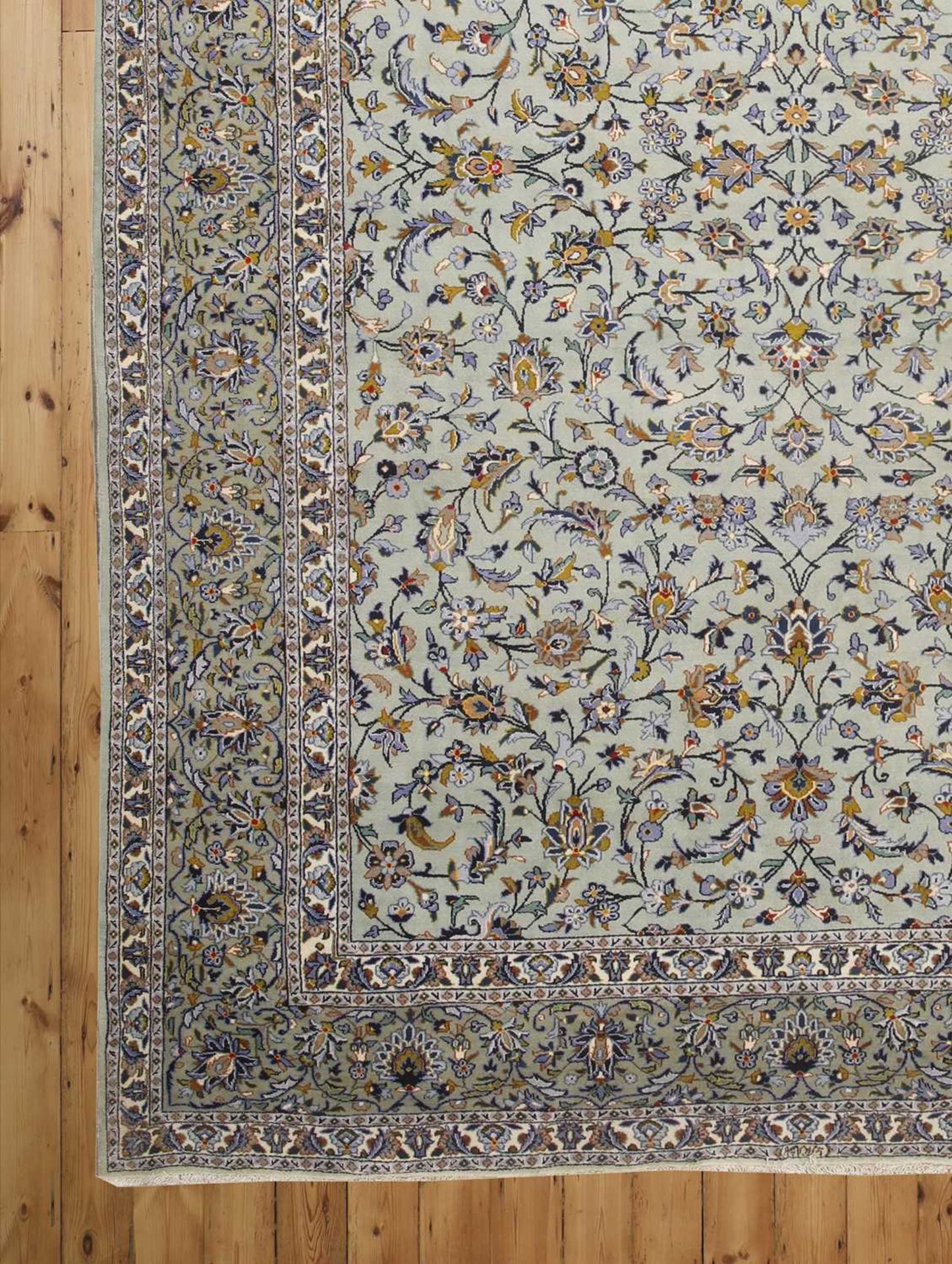 A Persian wool carpet, - Bild 4 aus 6