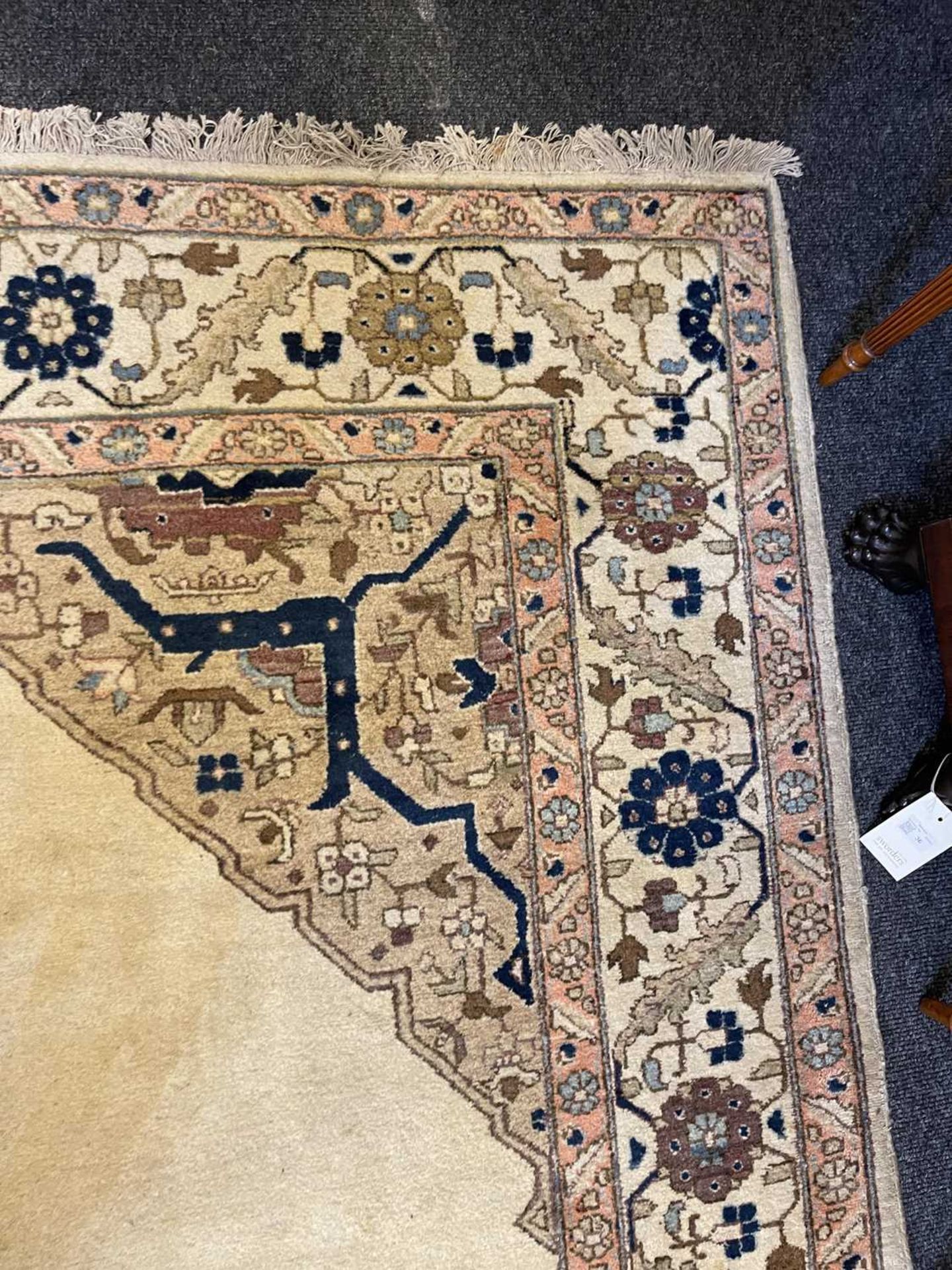 A Persian wool carpet, - Bild 7 aus 17