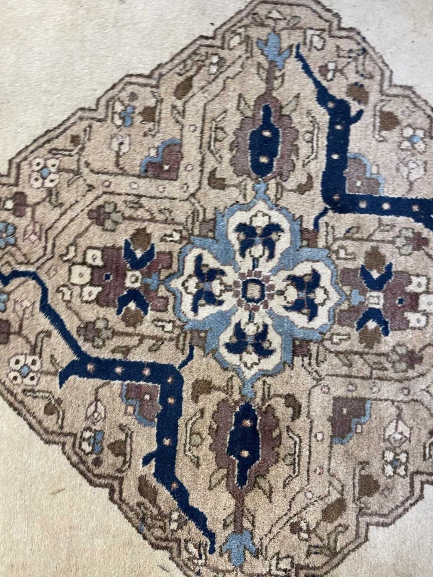 A Persian wool carpet, - Bild 14 aus 17