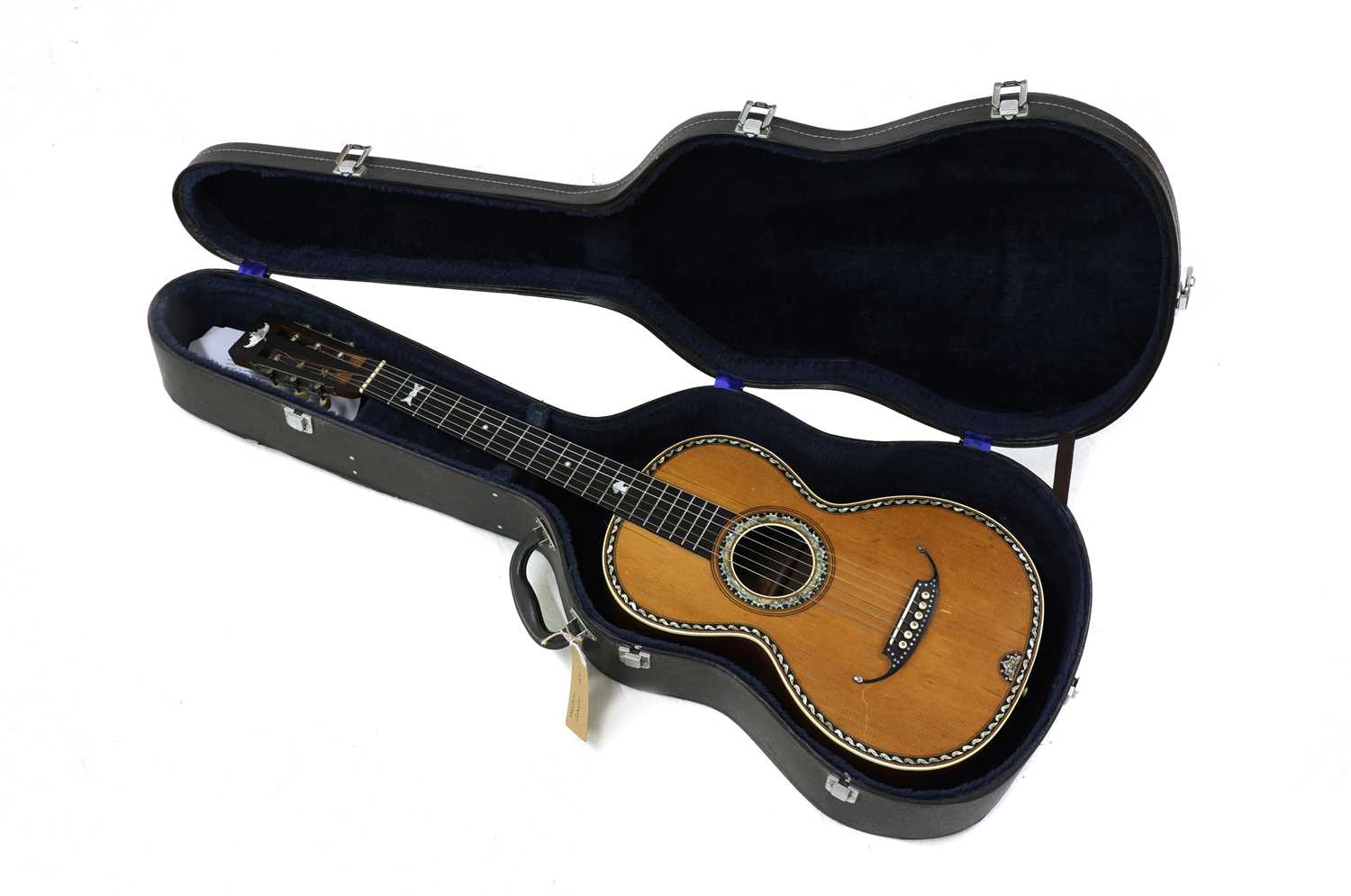 A Neapolitan parlour guitar, - Image 10 of 10