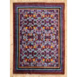 A French wool rug,