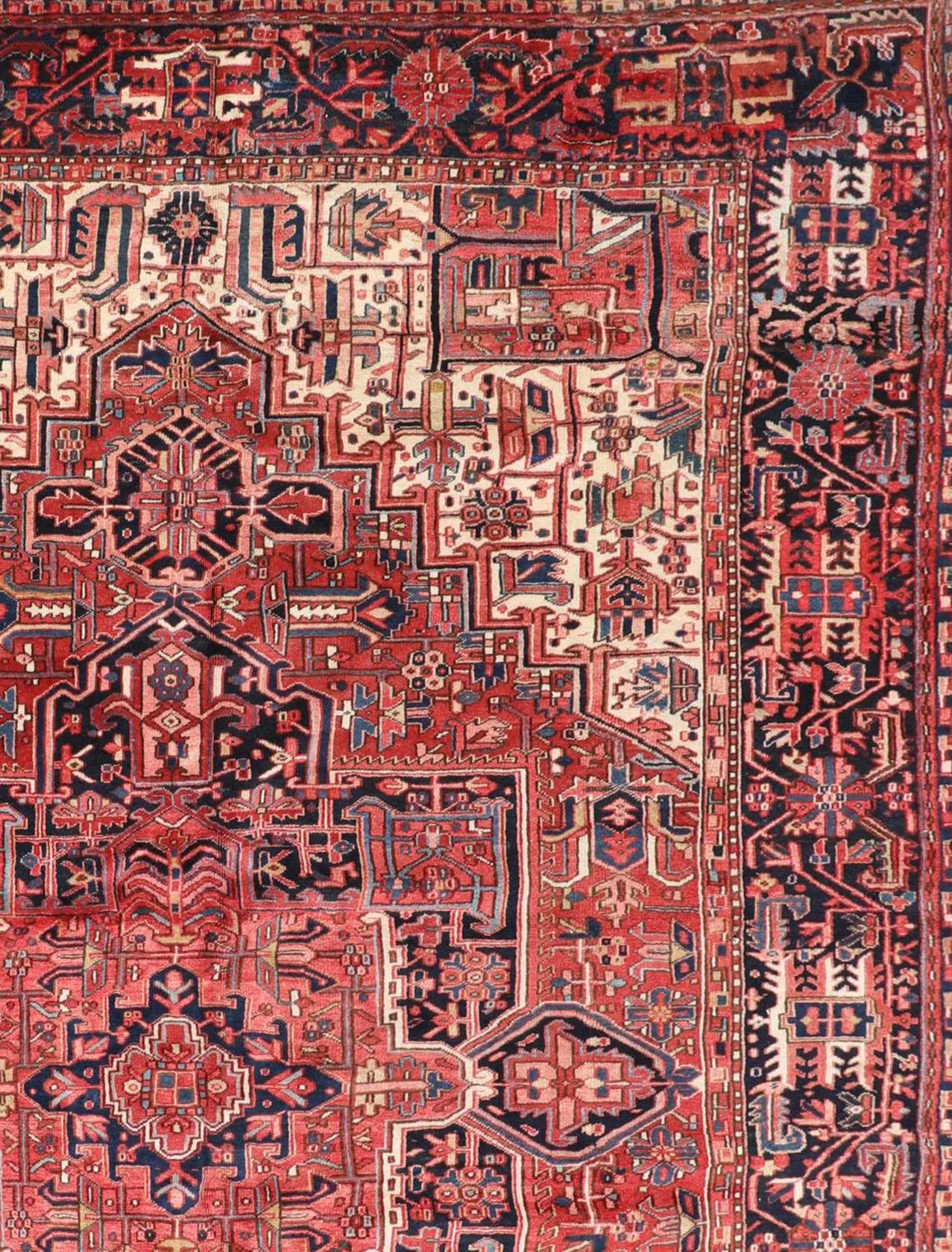 An Heriz wool carpet, - Image 3 of 6