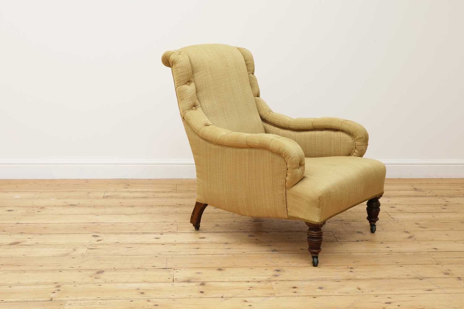 A Victorian armchair, - Bild 2 aus 3