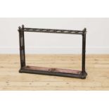 A Victorian cast iron stick stand by Coalbrookdale,