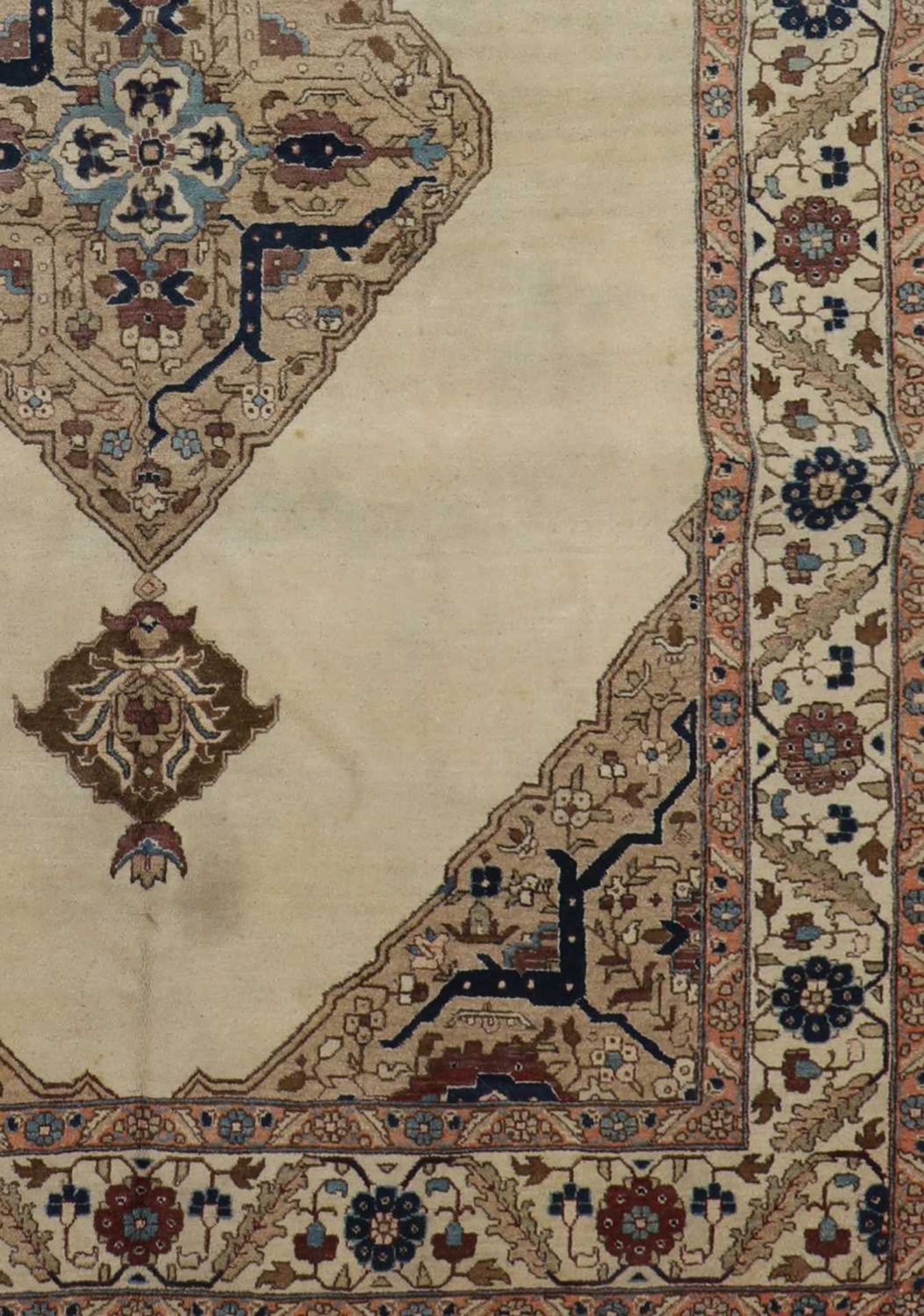 A Persian wool carpet, - Bild 5 aus 17