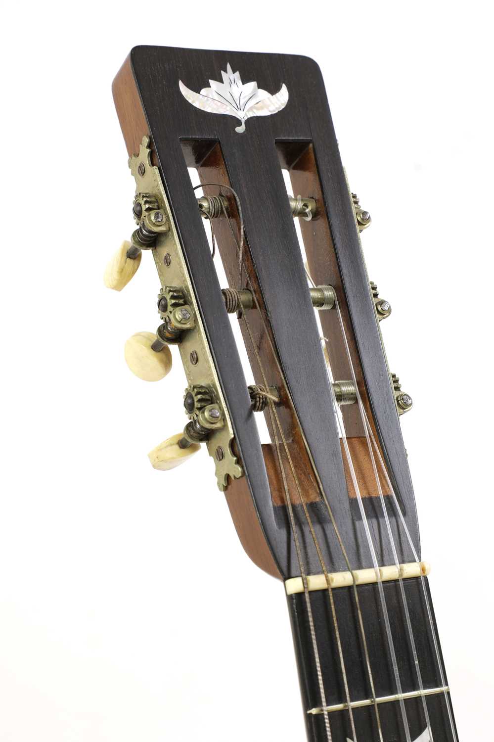 A Neapolitan parlour guitar, - Image 4 of 10