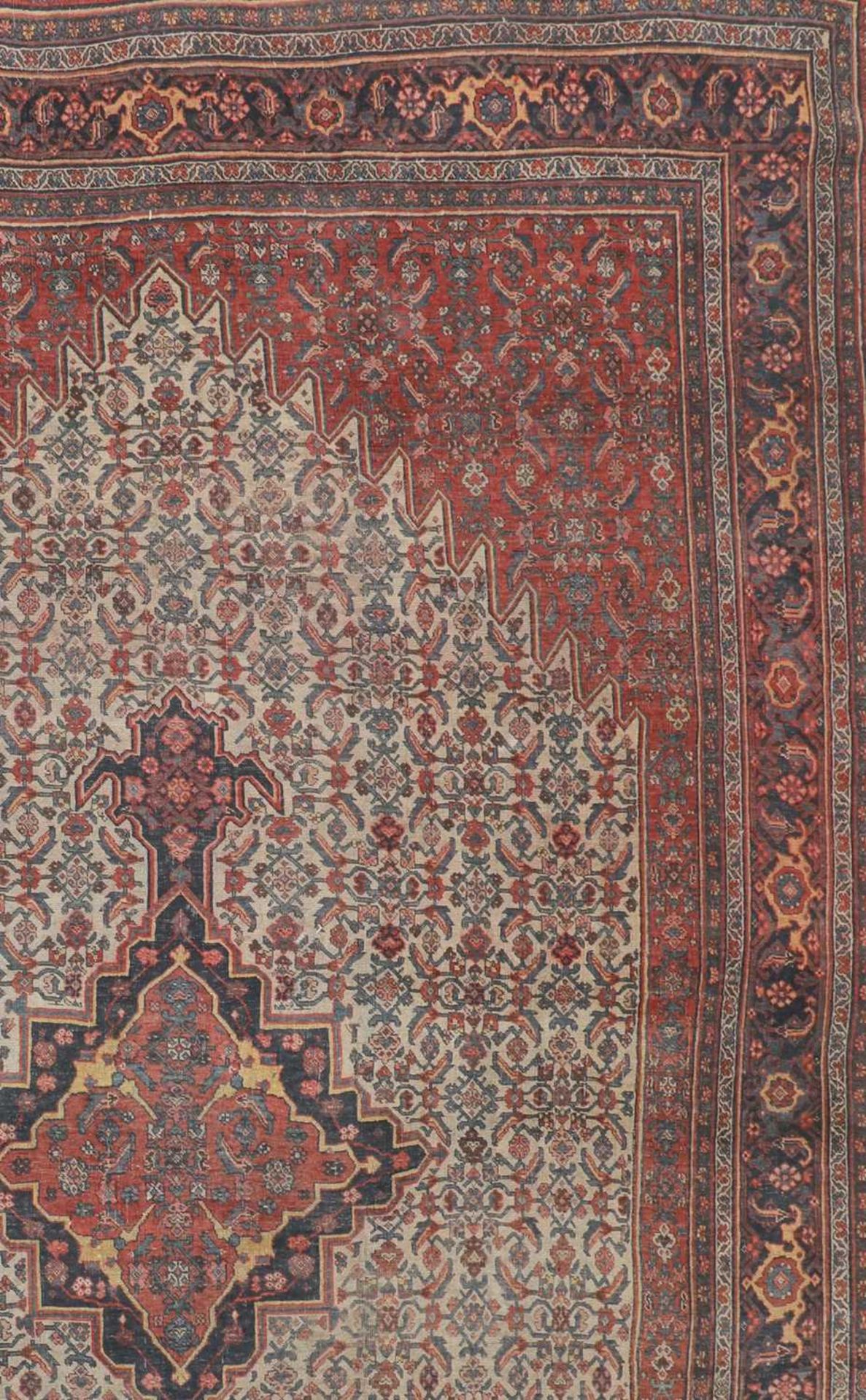 A Persian wool carpet, - Bild 3 aus 7