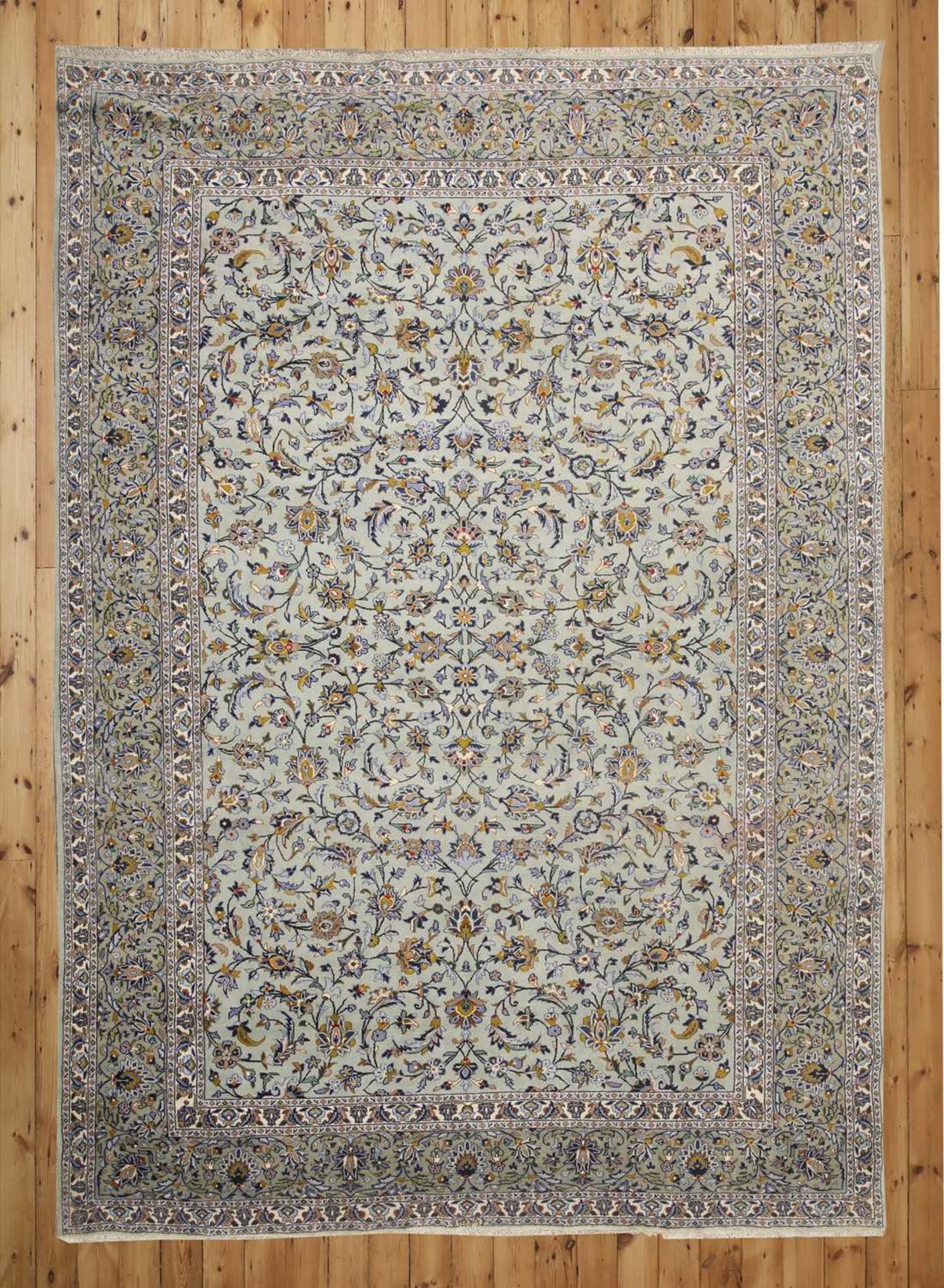 A Persian wool carpet,