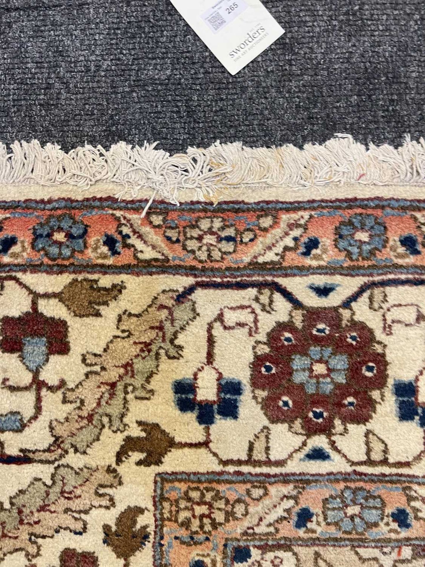 A Persian wool carpet, - Bild 10 aus 17