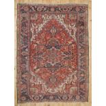 A Persian wool carpet,