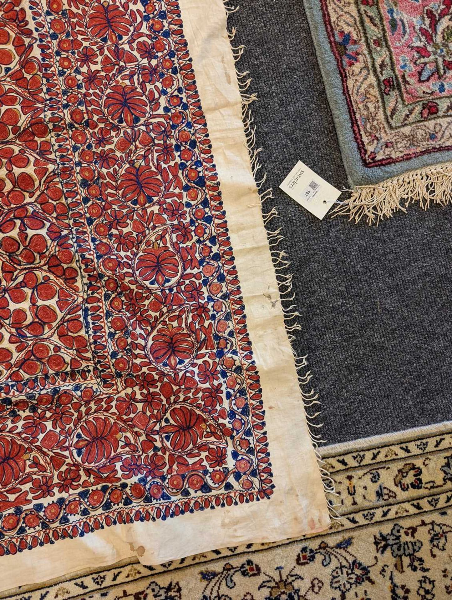 A Suzani textile, - Image 9 of 19