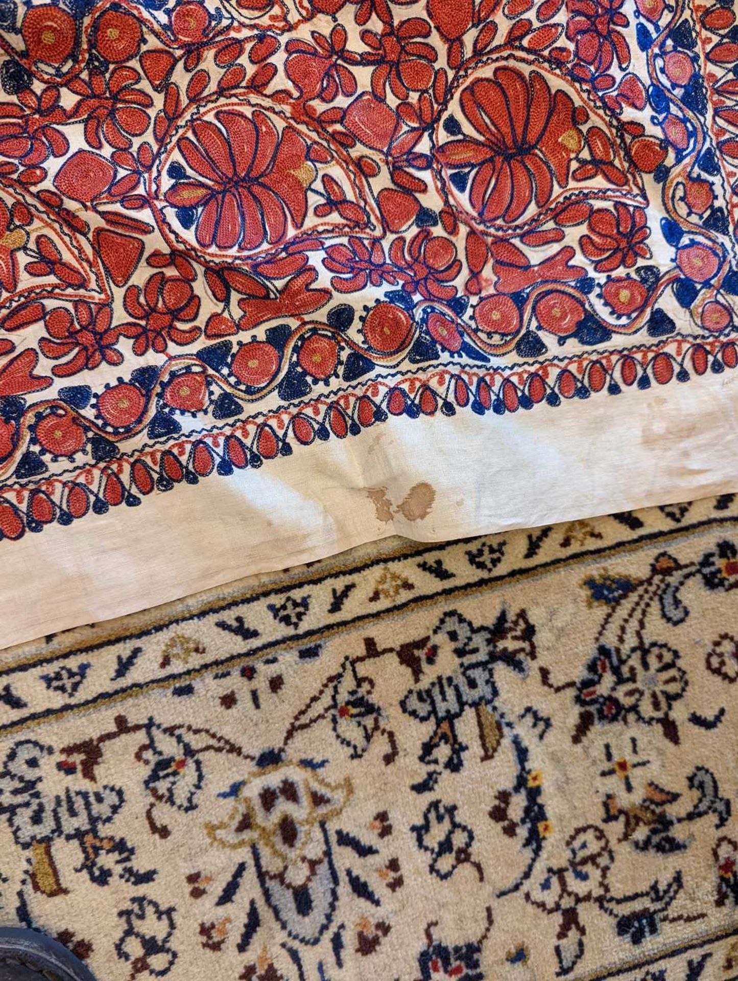 A Suzani textile, - Bild 12 aus 19