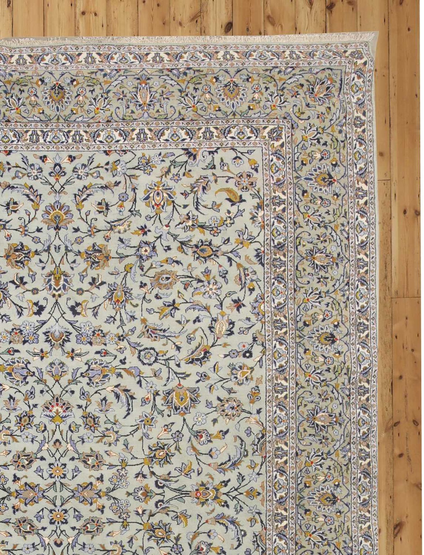 A Persian wool carpet, - Bild 3 aus 6