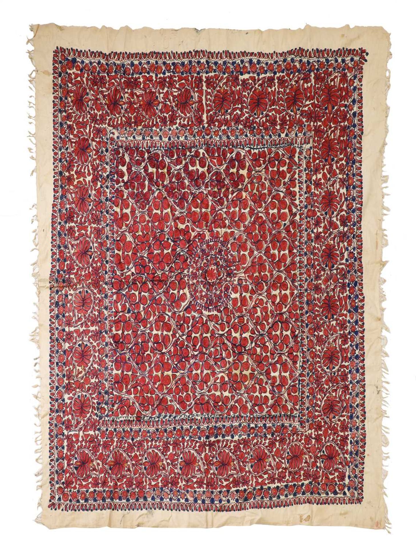 A Suzani textile, - Bild 3 aus 19