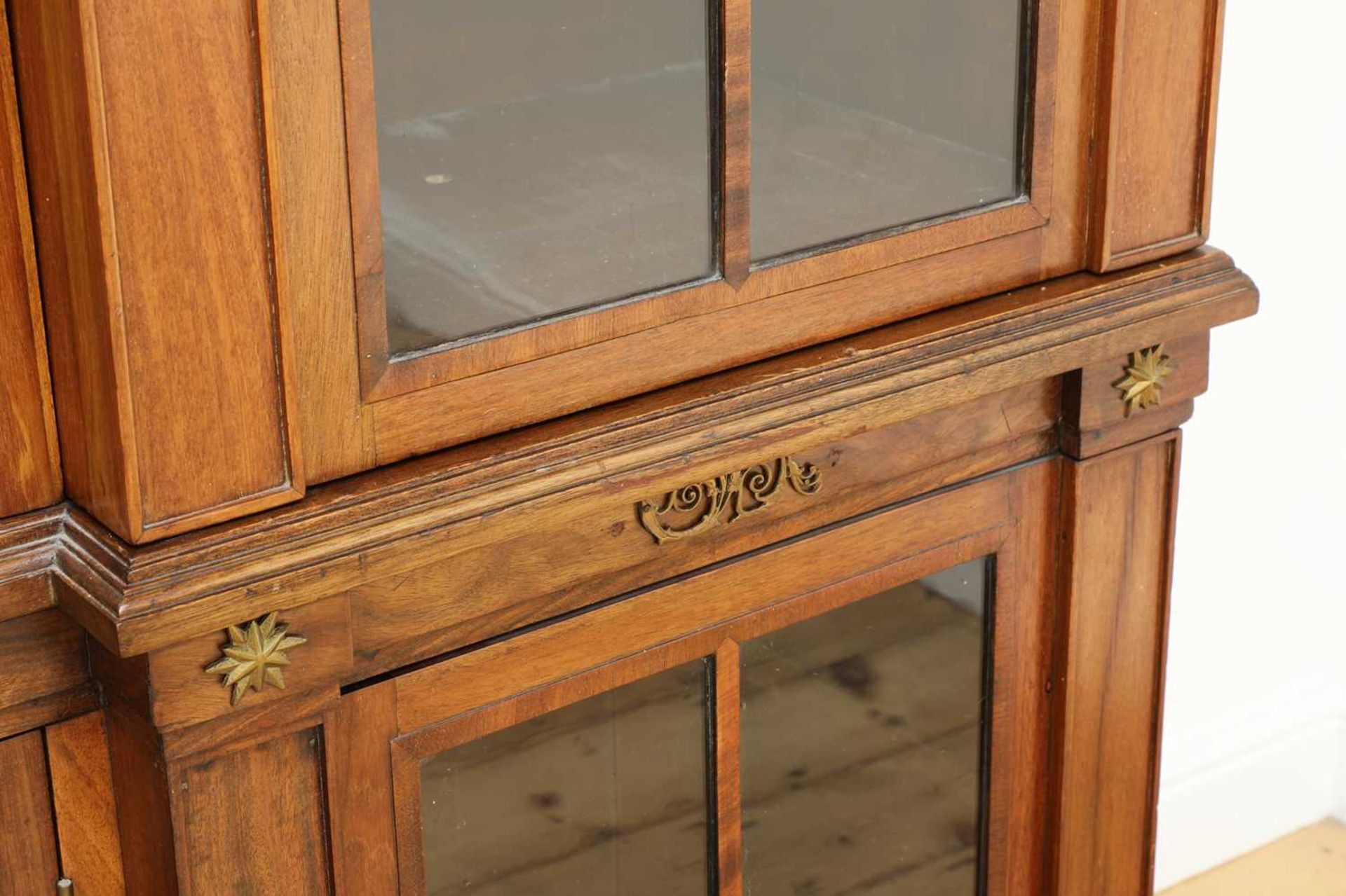 A mahogany library bookcase, - Image 5 of 6