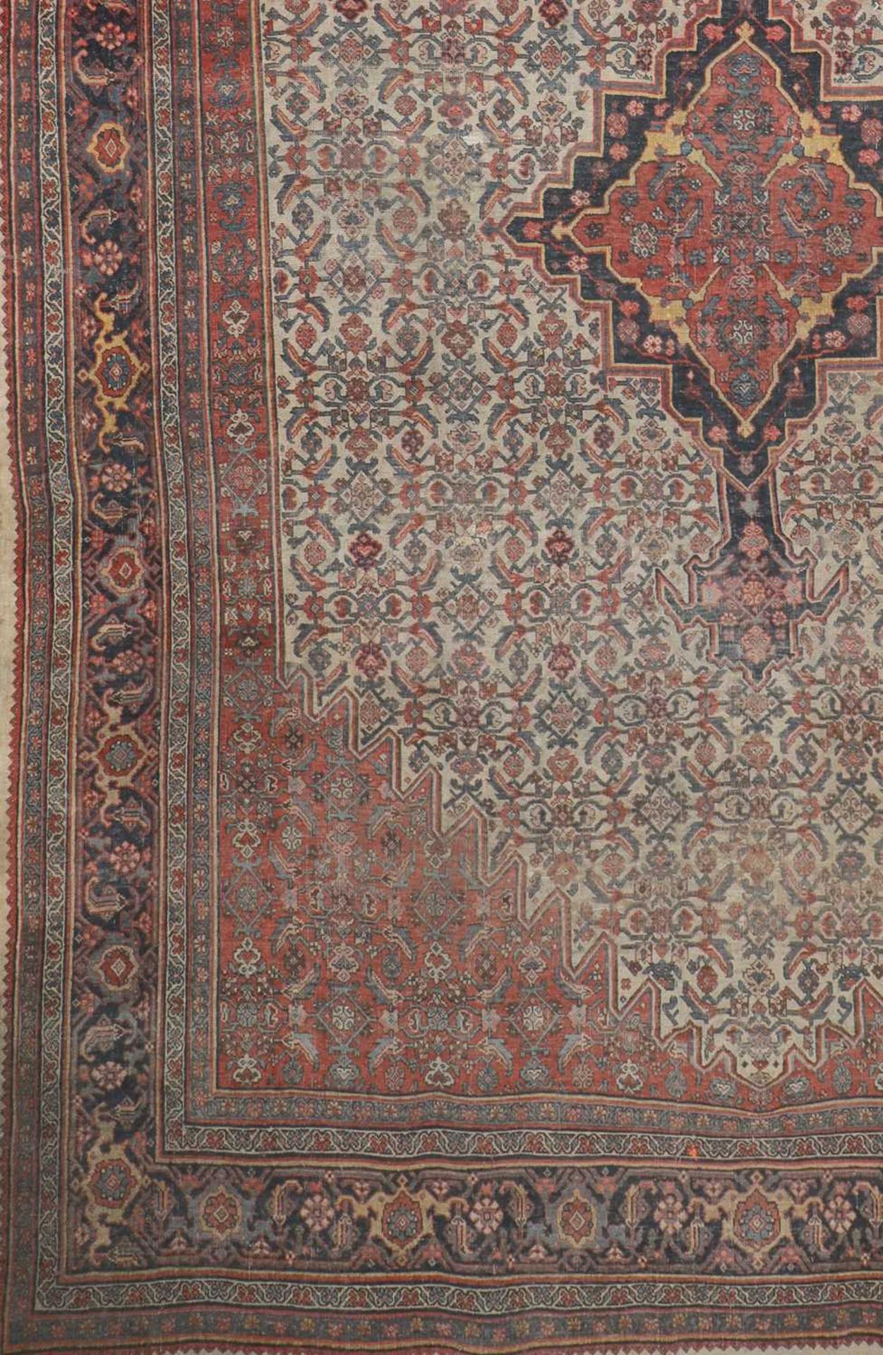 A Persian wool carpet, - Bild 4 aus 7