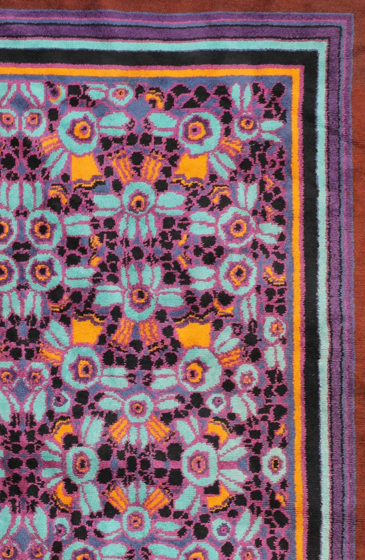 A French wool rug, - Bild 3 aus 6