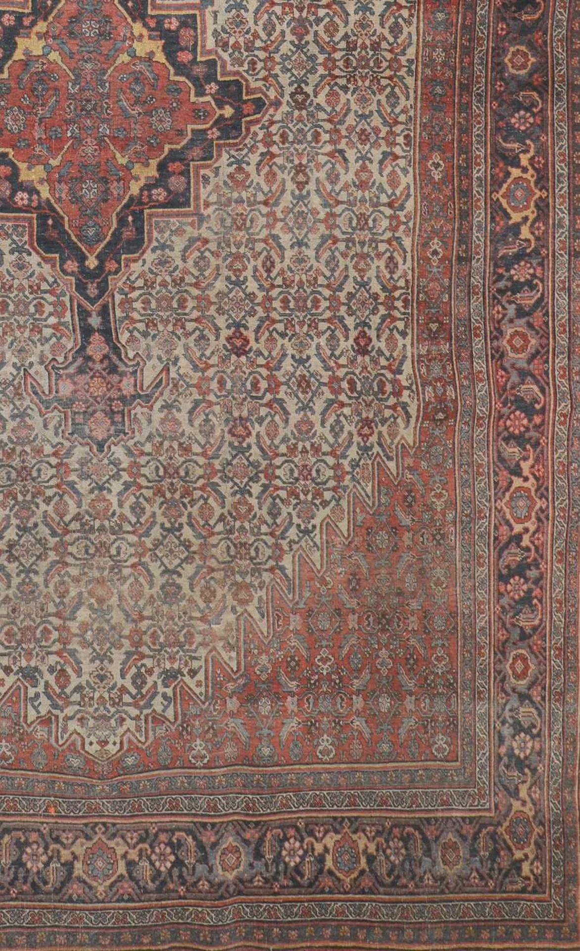 A Persian wool carpet, - Bild 5 aus 7