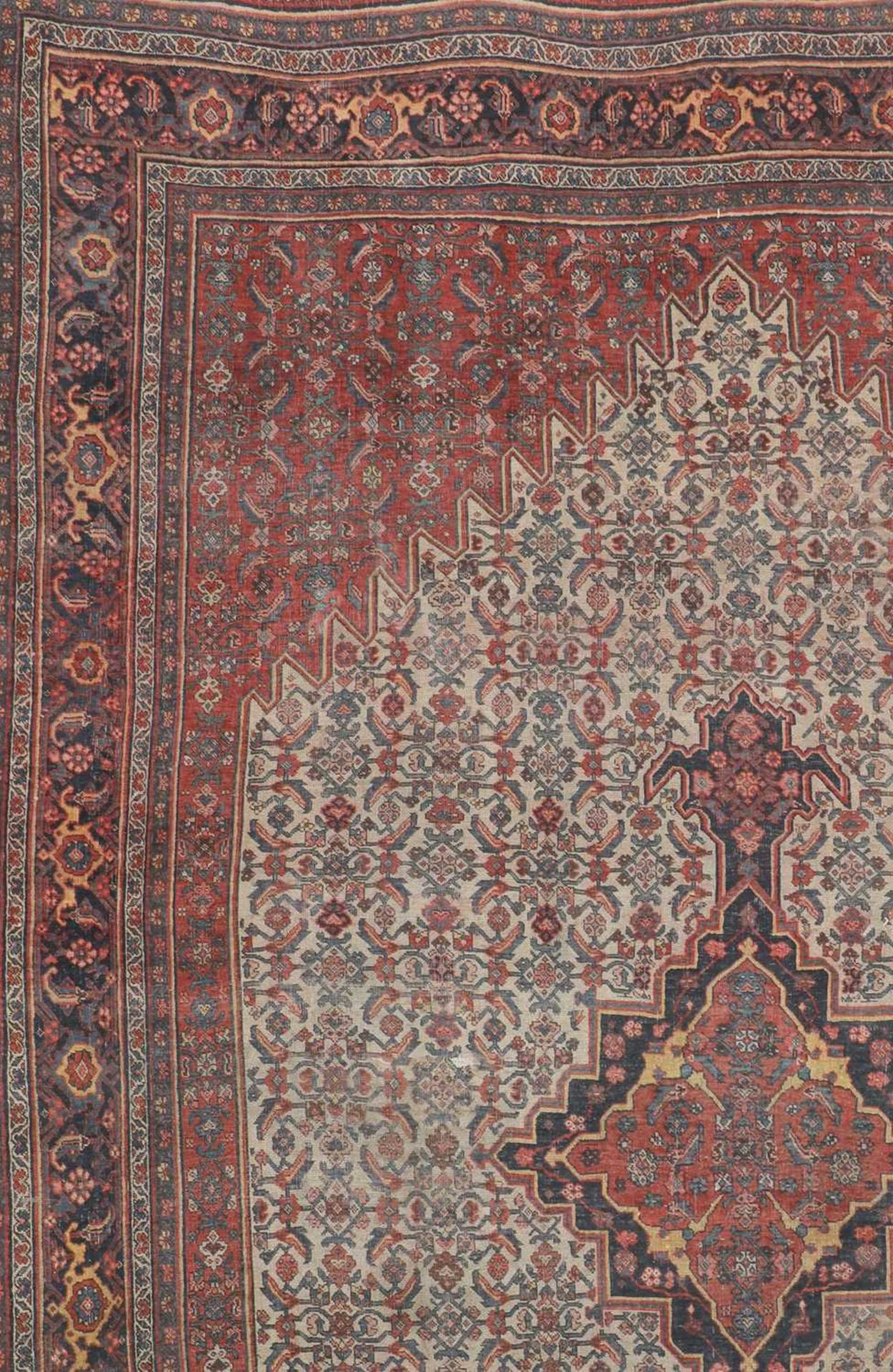 A Persian wool carpet, - Bild 2 aus 7