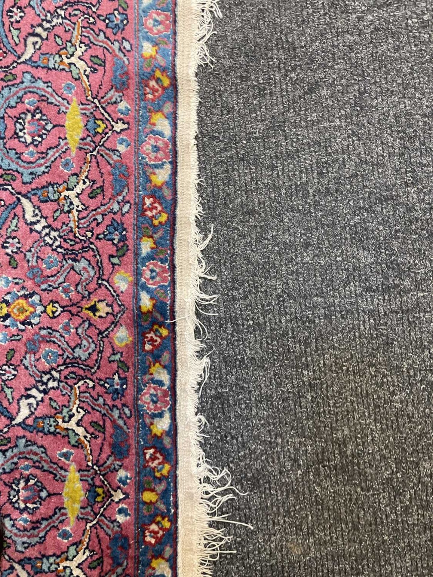 A Persian wool rug with silk highlights, - Bild 12 aus 22