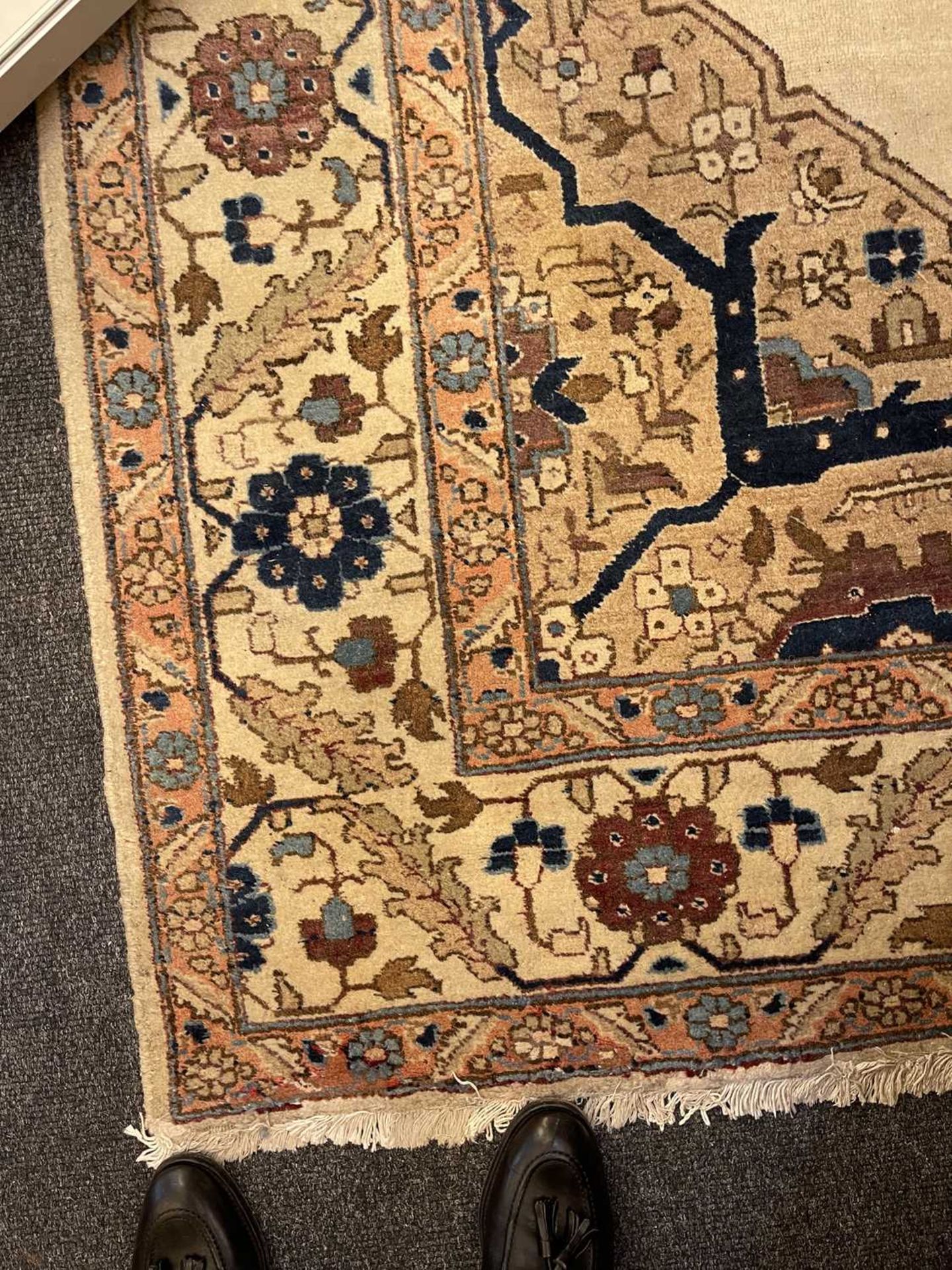 A Persian wool carpet, - Bild 15 aus 17