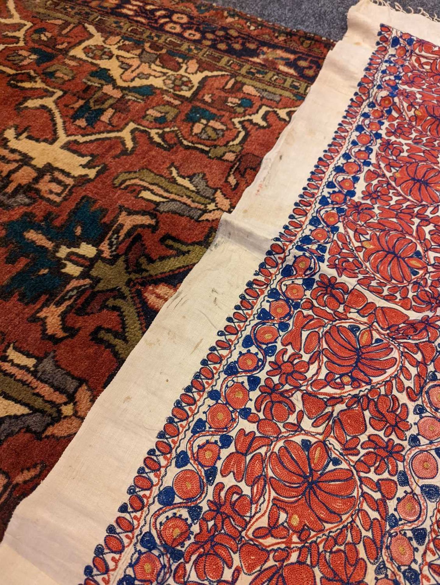 A Suzani textile, - Image 16 of 19