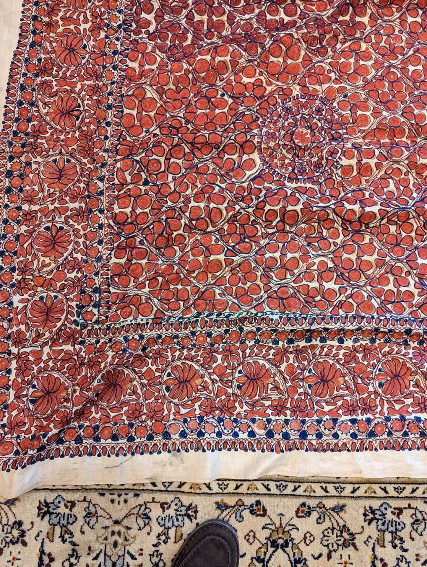 A Suzani textile, - Bild 18 aus 19