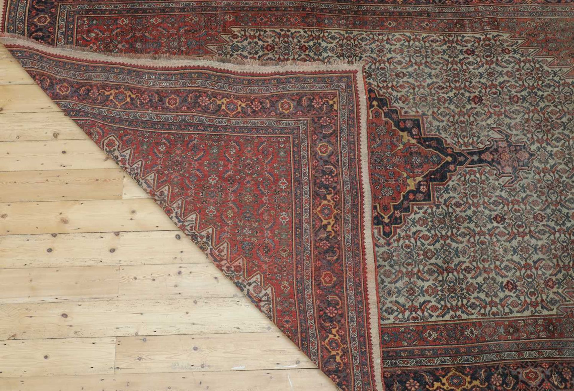 A Persian wool carpet, - Bild 6 aus 7