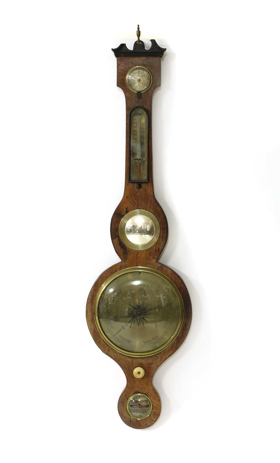 Victorian wheel barometer