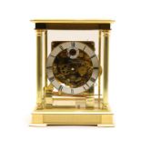 A modern German brass mantel clock
