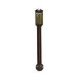 An early 19th century stick barometer,