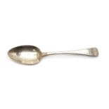 A George III Old English pattern silver tablespoon,