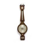 A rosewood banjo barometer,