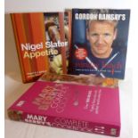 Modern cookbooks to include 'Gordon Ramsey's Sunday Lunch', 'Nigel Slater's Appetite' and 'Mary