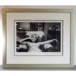 EVE ARNOLD; a silver framed and glazed and limited edition (350 of 495) monochrome giclee print