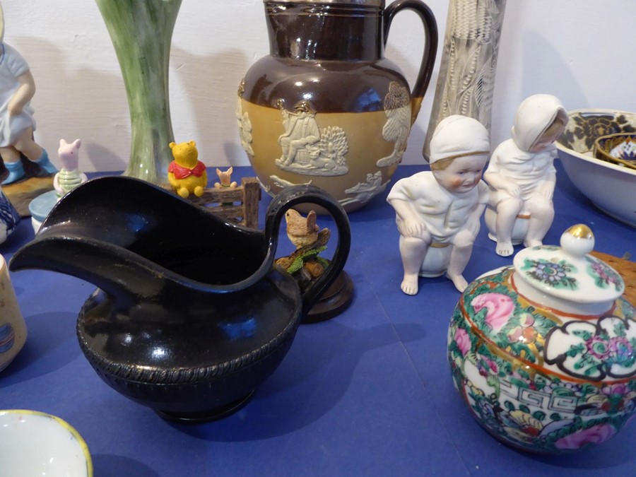 Various small decorative ornamental ceramics to include miniature jugs, teawares, cups and - Image 4 of 9