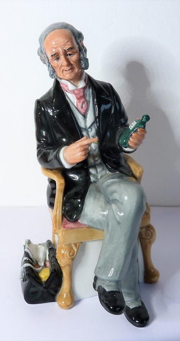 Three Royal Doulton figures; 'The Doctor' (HN 2858), 'Southern Belle' (HN 2229) and 'Hilary' (HN - Image 2 of 5