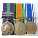 A group of three to William H. Deakin: GV General Service Medal to 1380 CPL. W. H. DEAKIN M.F.P.