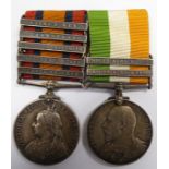 The Queen’s and King's South Africa Medals to George Borges (1866-1919) Military Foot Police: