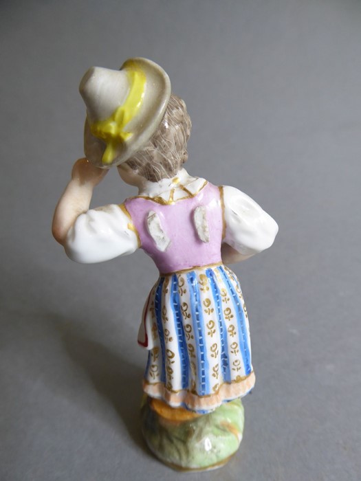 A pair of early 20th century figures: the male with outstretched right arm and lute-like instrument, - Image 23 of 26