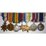 A Royal Navy WW1 and WW2 group of seven to Alfred Edward Kerwin (1897-1975): The 1914 - 15 Star