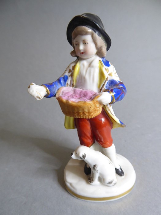 A pair of early 20th century figures: the male with outstretched right arm and lute-like instrument, - Image 16 of 26