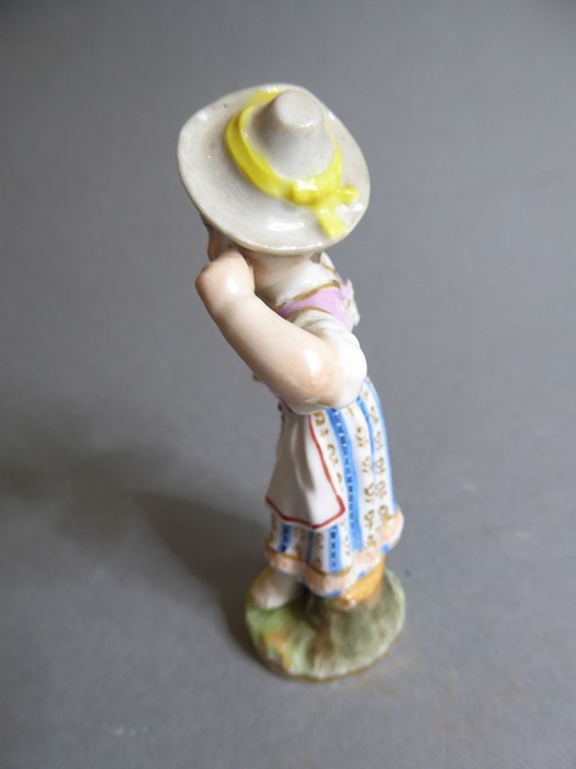 A pair of early 20th century figures: the male with outstretched right arm and lute-like instrument, - Image 22 of 26