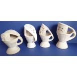 Four pierced meerschaum incense burners from central Somalia (the highest 18.5cm)