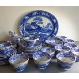 A large quantity of mostly Spode 'Italian' pattern ceramics; to include cups, saucers, a teapot,