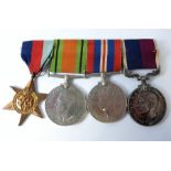 A WW2 group of four to 2260189 SGT. A. B. ARMSTRONG R.A.F. The 1939-1945 Star The Defence Medal